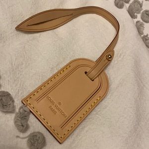 Authentic Louis Vuitton Luggage tag